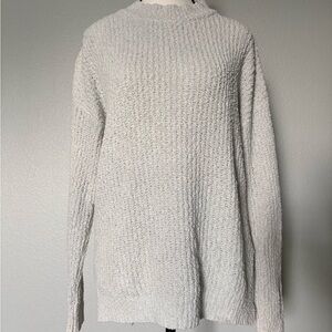 Elegant White Turtleneck Sweater